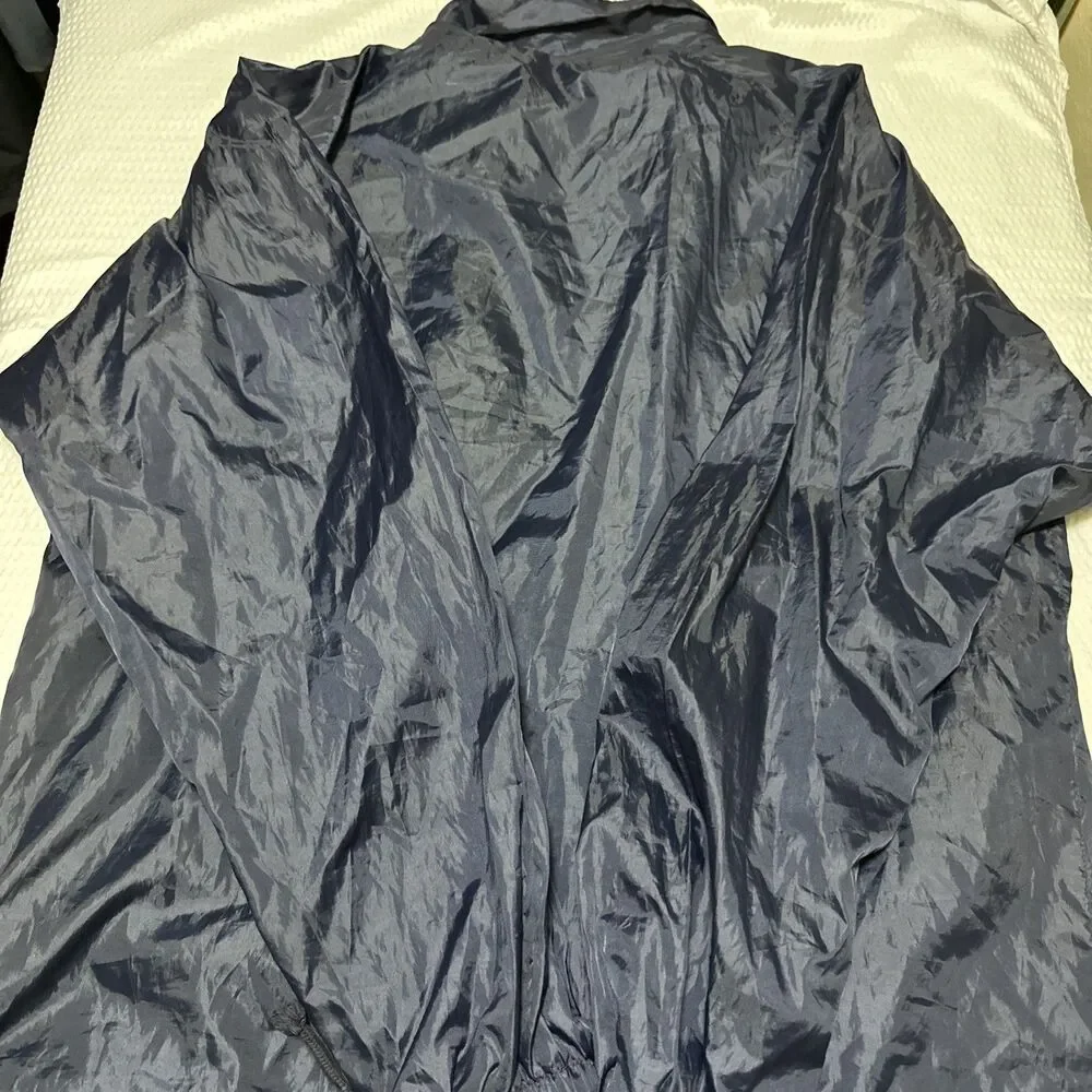 Ripndip Windbreaker Snap Button Jacket.  Happy Cat Nip XL Blue